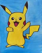 Online Painting Events - Paint Your Pikachu