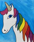 Online Painting Events - Paint Your Unicorn