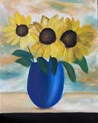 Online Painting Events - Sunflowers