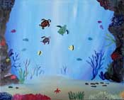 Online Painting Events - Underwater